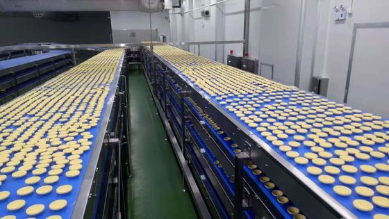종이컵 디스펜서 FDA 벨트 컨베이어 자동 케이크 생산 라인
